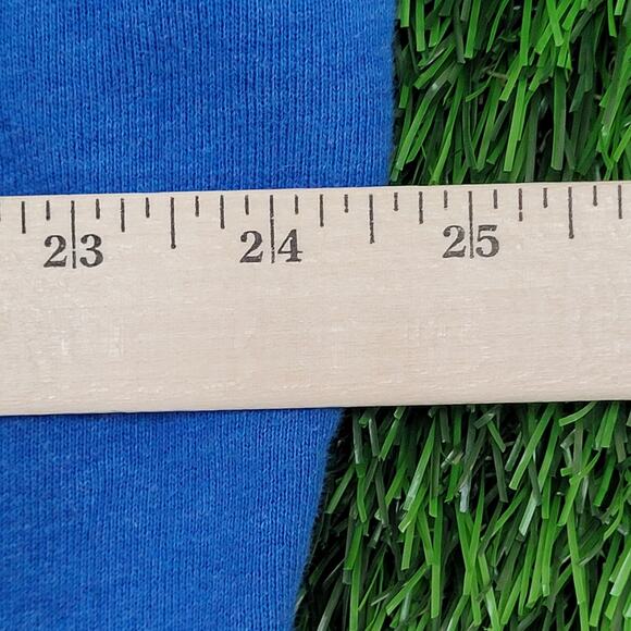 Vineyard-Vines Sweater Large 24x28 Baggy Crop Blue - Picture 12 of 14